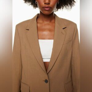 Babaton New Agency Blazer NWT Camel Color Size Large